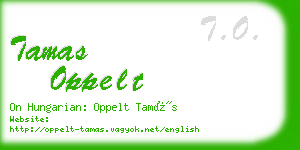 tamas oppelt business card